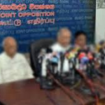 නායක මණ්ඩලේ කචල් නිසා ඒකාබද්ධ  විපක්ෂයේ පොදු ගිවිසුම දින නියමයක් නැතිව කල් යයි..