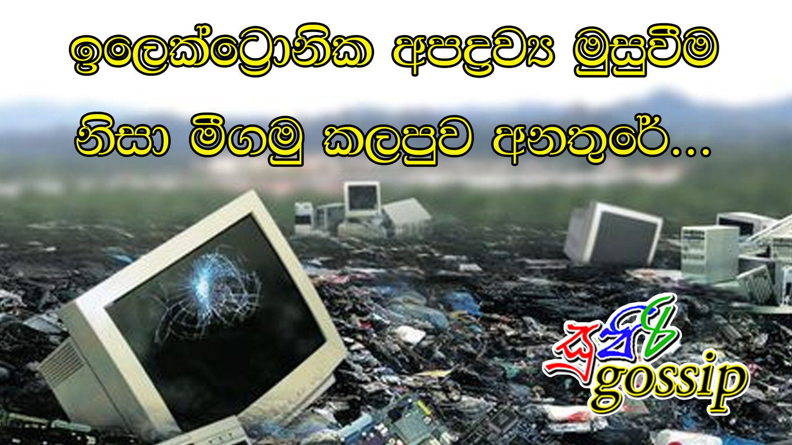 ඉලෙක්ට්‍රොනික අපද්‍රව්‍ය මුසුවීම නිසා මීගමු කලපුව අනතුරේ…