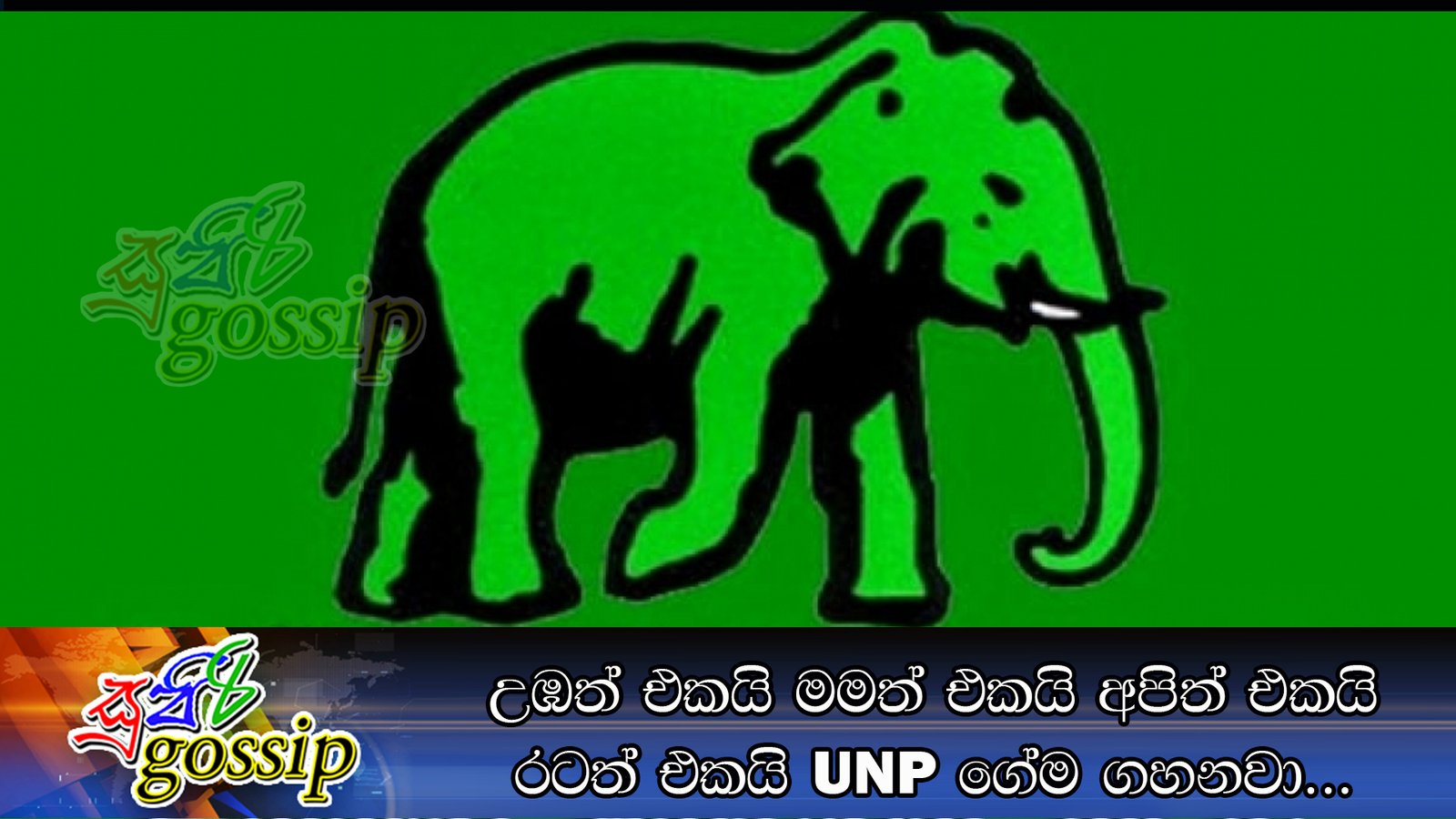 උඹත් එකයි මමත් එකයි අපිත් එකයි රටත් එකයි UNP ගේම ගහනවා… (Video)