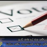 පුංචි ඡන්දයේ එක කතිරයයි… වැඩිය කතිර ගැහුවොත් ඡන්දය ප්‍රතික්ෂේප වෙනවා