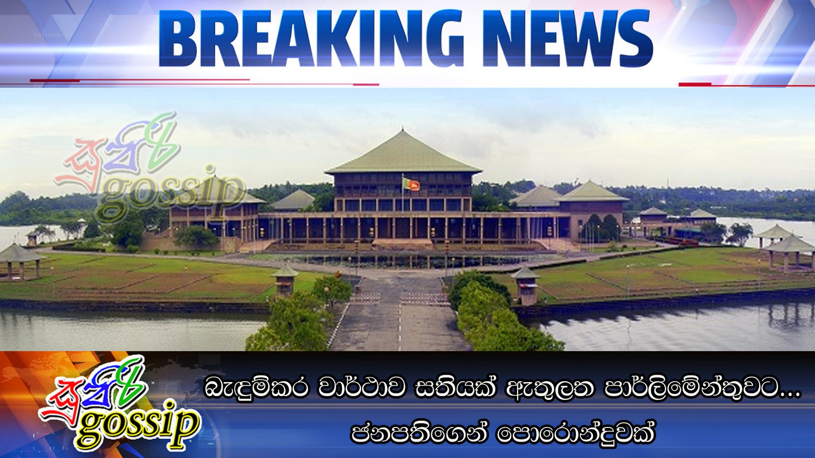 බැඳුම්කර වාර්ථාව සතියක් ඇතුලත පාර්ලිමේන්තුවට… ජනපතිගෙන් පොරොන්දුවක්