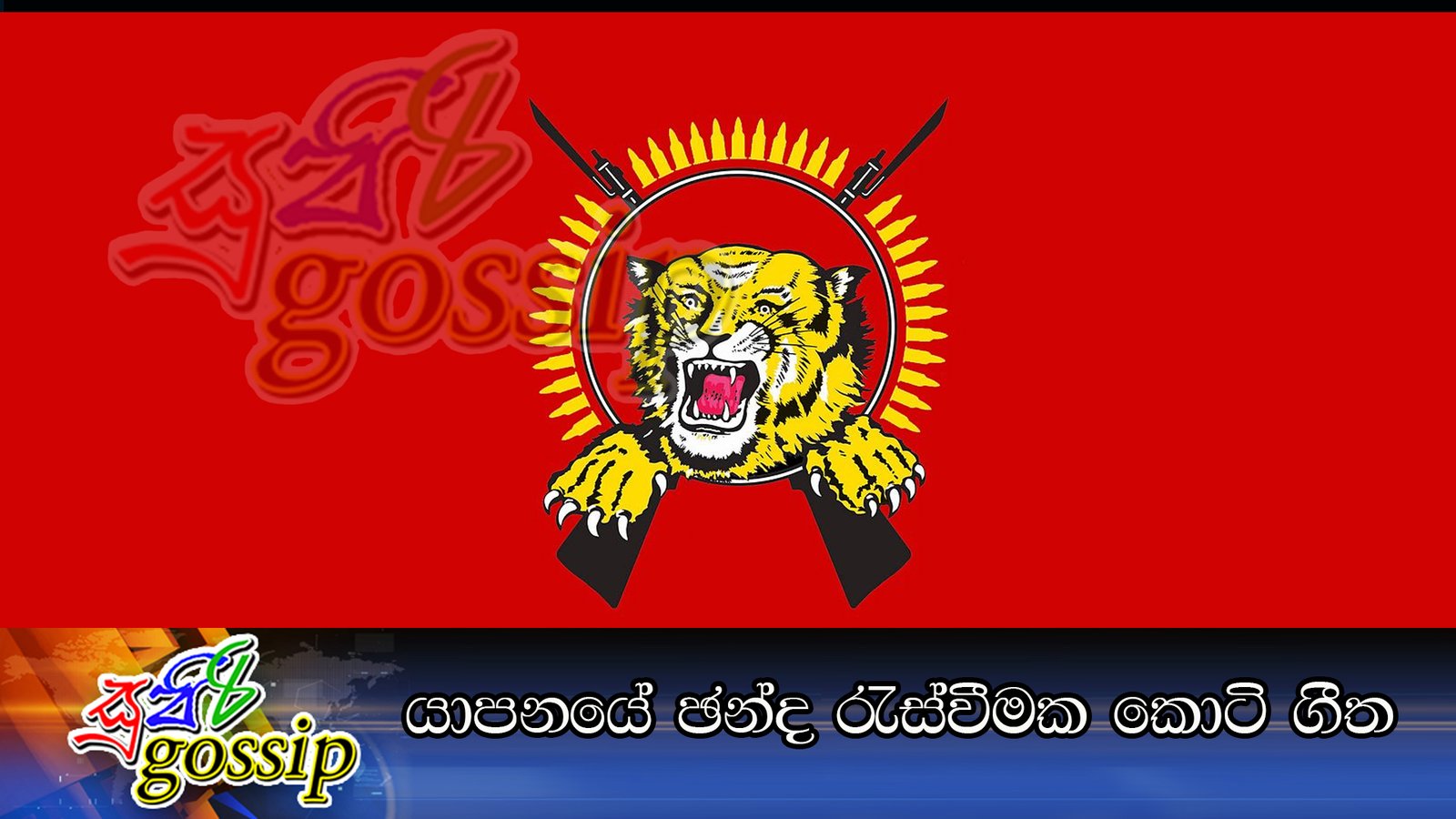 යාපනයේ ඡන්ද රැස්වීමක කොටි ගීත