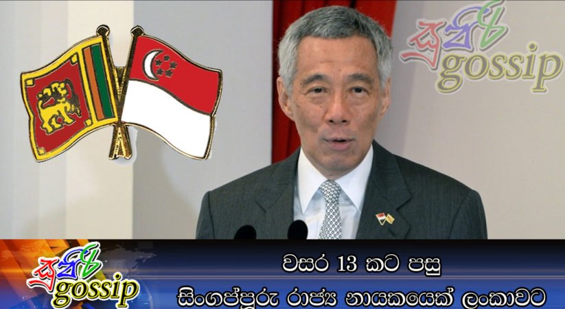 වසර 13 කට පසු සිංගප්පූරු රාජ්‍ය නායකයෙක් ලංකාවට