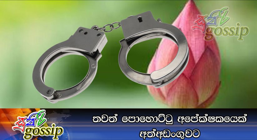 තවත් පොහොට්ටු අපේක්ෂකයෙක් අත්අඩංගුවට