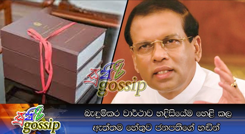 බැඳුම්කර වාර්ථාව හදිසියේම හෙළි කල ඇත්තම හේතුව ජනපතිගේ හඬින් (audio)