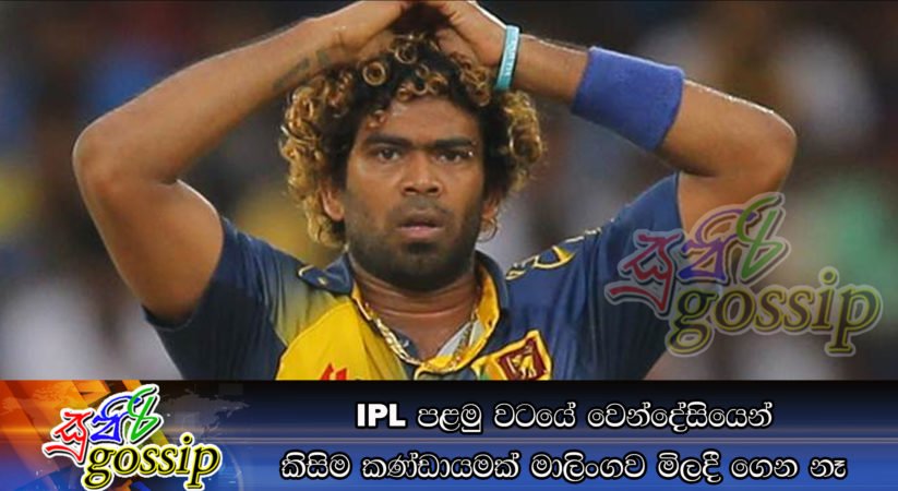 IPL පළමු වටයේ වෙන්දේසියෙන් කිසිම කණ්ඩායමක් මාලිංගව මිලදී ගෙන නෑ