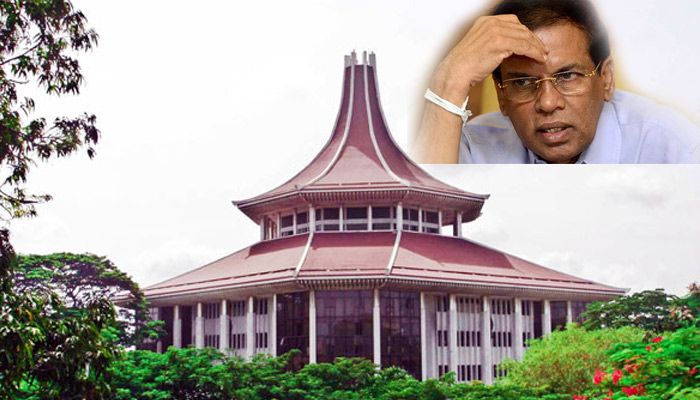 ජනපතිවරණයක් කරලියට… ජනපති මෛත්‍රී තම ධුර කාලය පිලිබදව අධිකරණයෙන් මතය විමසයි…