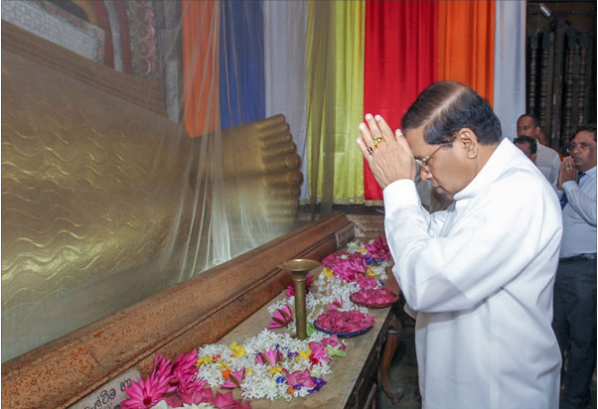 ජනපති පදවි ප්‍රාප්තිය වෙනුවෙන් බෝධි පූජාවක් අද අනුරාධපුරයේදී