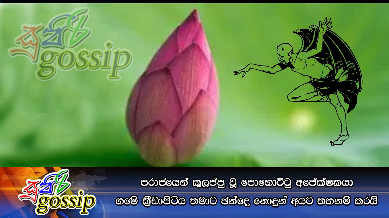 පරාජයෙන් කුලප්පු වූ පොහොට්ටු අපේක්ෂකයා ගමේ ක්‍රීඩාපිටිය තමාට ඡන්දෙ නොදුන් අයට තහනම් කරයි