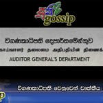 විගණකාධිපති වෙනුවෙන් වෘත්තීය සමිති පෙරට