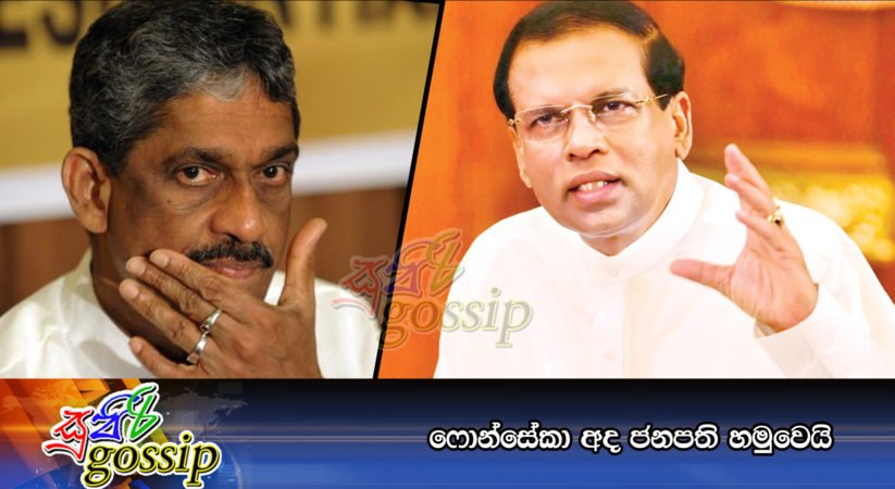 ෆොන්සේකා අද ජනපති හමුවෙයි