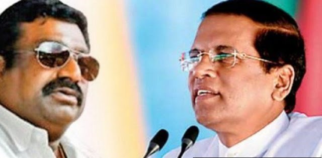 මහින්දගේ බසින් නොමග ගිය තොණ්ඩමන් සුමගට.. යලිත් සහය ජනපති මෛත්‍රිට..