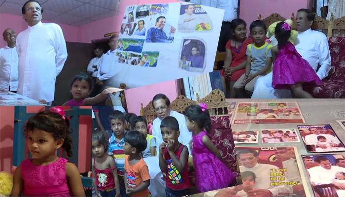 තුරුලට ආ දියණිය බලන්න නිවසට ගිය ජනපති මුහුණ දුන් නොසිතූ අත්දැකීම මෙන්න….
