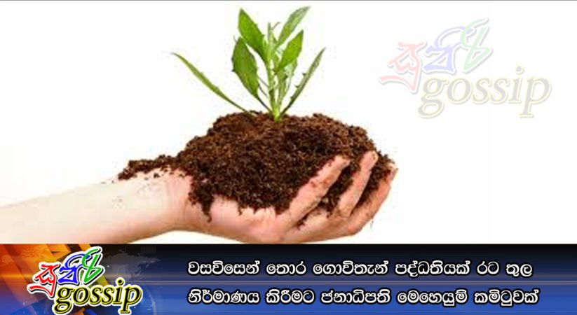 වසවිසෙන් තොර ගොවිතැන් පද්ධතියක් රට තුල නිර්මාණය කිරීමට ජනාධිපති මෙහෙයුම් කමිටුවක්