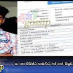 සා/පෙ විශිෂ්ඨ සාමාර්ථ 9ක් ගත් සිසුවා අනතුරින් මරුට