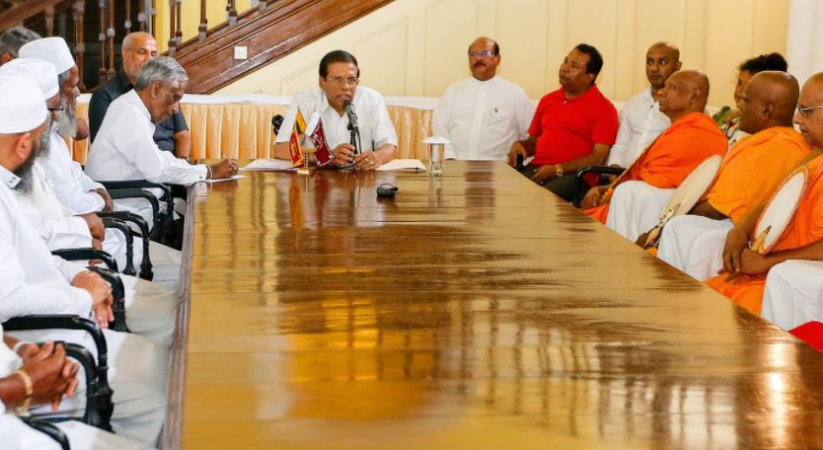 රට ගිනි තියන ජාතිවාදී සිදුවීම් අස්සේ ජනපති මෛත්‍රී මහනුවරට ගිහින් කරපු දේ මෙන්න…