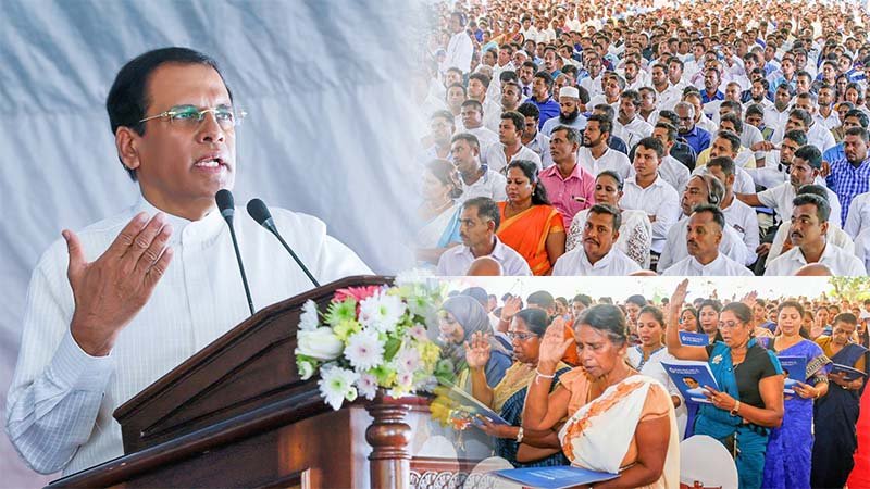 ශ්‍රීලනිප හා සන්ධාන පළාත් පාලන නියෝජිත හමුවේදී ජනපති මෛත්‍රිගෙන් අමුතු කතාවක් කරලියට…