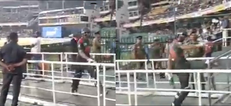එදා විදුරු බිදදැමු වියරු වැටුනු බංගලියෝ මෙදා ප්‍රසිද්ධියේ ආරක්ෂක වැටට පහර දෙයි… විඩියෝව මෙන්න.