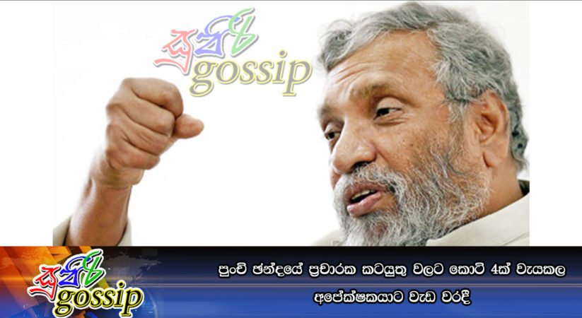 පුංචි ඡන්දයේ ප්‍රචාරක කටයුතු වලට කොටි 4ක් වැයකල අපේක්ෂකයාට වැඩ වරදී