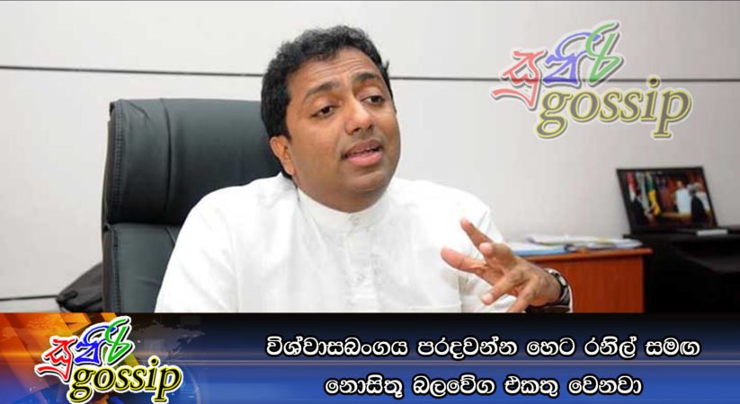 විශ්වාසබංගය පරදවන්න හෙට රනිල් සමඟ නොසිතූ බලවේග එකතු වෙනවා