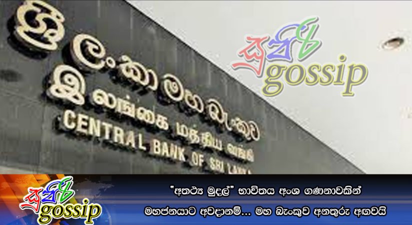 “අතථ්‍ය මුදල්” භාවිතය අංශ ගණනාවකින් මහජනයාට අවදානම්… මහ බැංකුව අනතුරු අඟවයි