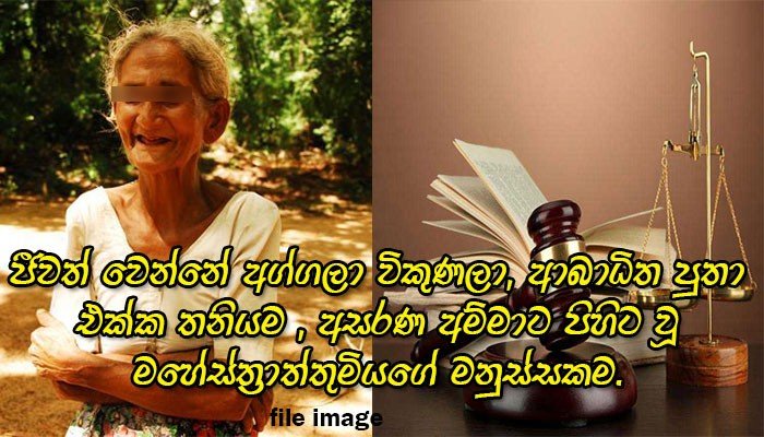 එළවලු කඩේ කාලකන්නි ගෝලයා නිසා පිඩාවට පත්වූ අසරණ අම්මාට පිහිට වූ මහේස්ත්‍රාත්තුමියගේ මනුස්සකම