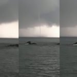 සමනල ක්‍රීඩාංගනය අවට ගාල්ල මුහුදේ හදිසියේම ටොනේඩෝ තත්වයක්.. යන්න එපා පැත්ත පළාතේ…