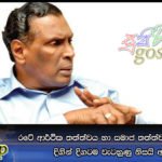 රටේ ආර්ථික තත්ත්වය හා සමාජ තත්ත්වය පිරිහී යන බව දිගින් දිගටම වැටහුණු නිසයි අස්වුනේ