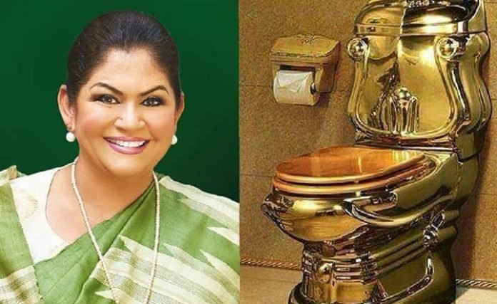 වැසිකිලි පහසුකම් නැතුව ඉන්න බැරි නිසා ලක්ෂ 57ක මුදල් වැසිකිළියට දමා රෝසි වැඩ අරඹයි