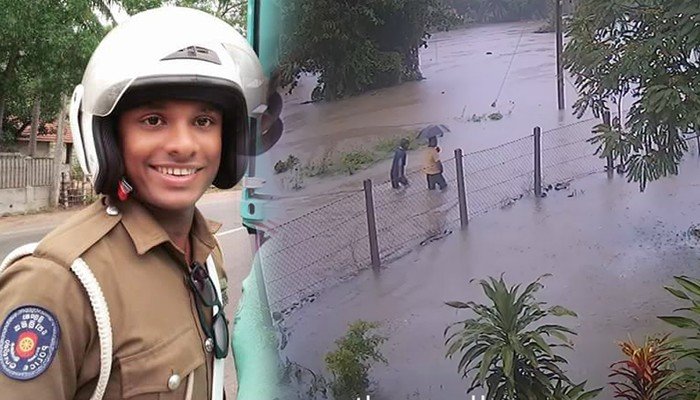 ජිවිත බේරා ගන්න යමින් සිටියදී ගසාගෙන ගිය සම්පත්ගේ අනතුර අසල කැමරාවේ සටහන් වෙලා