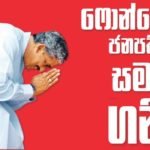 මගෙන් වෙච්ච වැරැද්දට ජනාධිපතිතුමනි මට සමාවෙන්න..  ෆොන්සේකා ජනපතිගෙන් සමාව ගනී