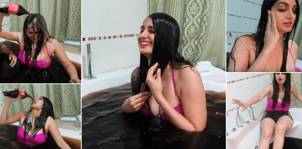 බීම වර්ග ගැලූන් 1500ක් ටබ් එකට දාලා පැය 24ක් හිටපු සුරූපී තරුණියට වෙච්ච දේ මෙන්න…