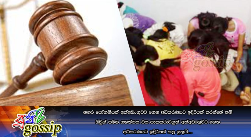 නගර සෝභනියන් අත්අඩංගුවට ගෙන අධිකරණයට ඉදිරිපත් කරන්නේ නම් ඔවුන් සමග යහන්ගත වන සැකකරුවනුත් අත්අඩංගුවට ගෙන අධිකරණයට ඉදිරිපත් කල යුතුයි…
