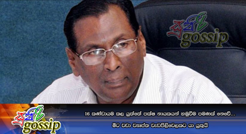 16 කණ්ඩායම කල යුත්තේ පක්ෂ නායකයන් හමුවීම පමණක් නෙවේ… මීට වඩා ව්‍යෘප්ත වැඩපිලිවෙලකට යා යුතුයි