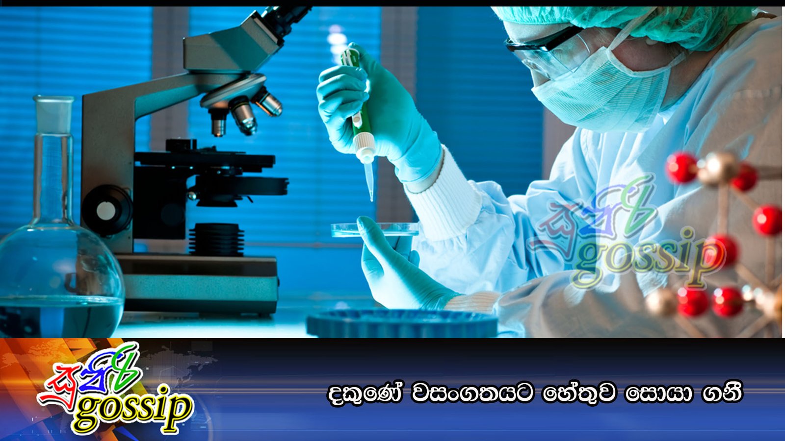 දකුණේ වසංගතයට හේතුව සොයා ගනී