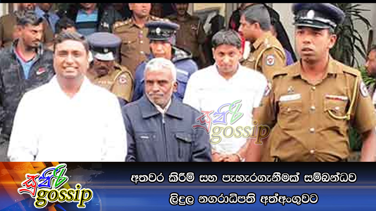 අතවර කිරීම් සහ පැහැරගැනීමක් සම්බන්ධව ලිදුලනගරාධිපති අත්අංගුවට