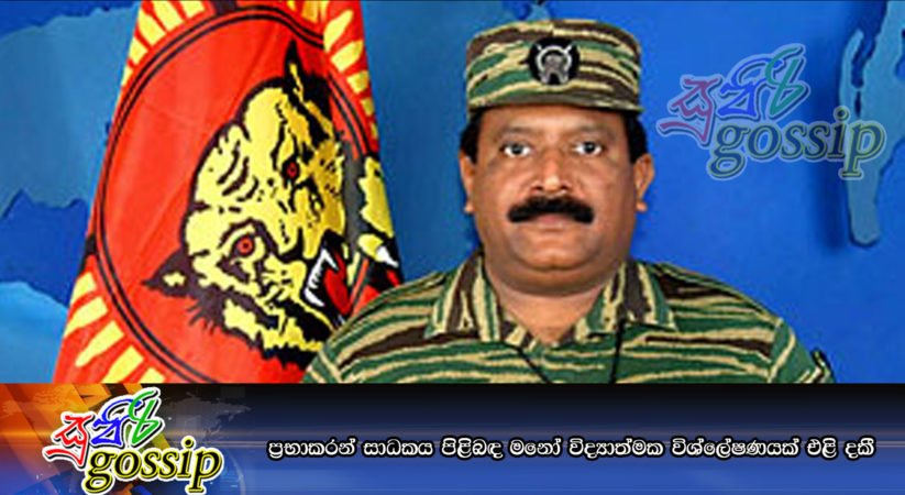 ප්‍රභාකරන් සාධකය පිළිබඳ මනෝ විද්‍යාත්මක විශ්ලේෂණයක්‌ එළි දකී