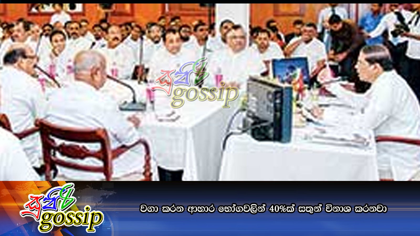 වගා කරන ආහාර භෝගවලින් 40%ක් සතුන් විනාශ කරනවා