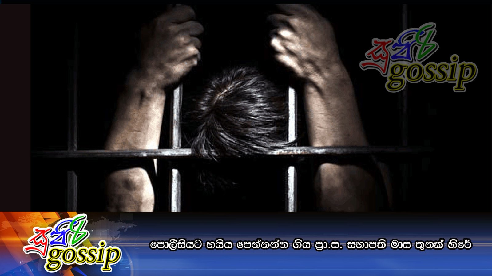 පොලීසියට හයිය පෙන්නන්න ගිය ප්‍රා.ස. සභාපති මාස තුනක් හිරේ