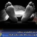 සැමියාට පොල්ලකින් ගසා මරා අනියම් සැමියා සමඟ මිනිය ඔයට දැමූ බිරියට වැඩ වරදී