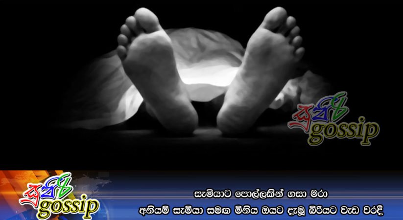සැමියාට පොල්ලකින් ගසා මරා අනියම් සැමියා සමඟ මිනිය ඔයට දැමූ බිරියට වැඩ වරදී