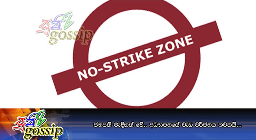 ජනපති මැදිහත් වේ.. අධ්‍යාපනයේ වැඩ වර්ජනය නවතයි…