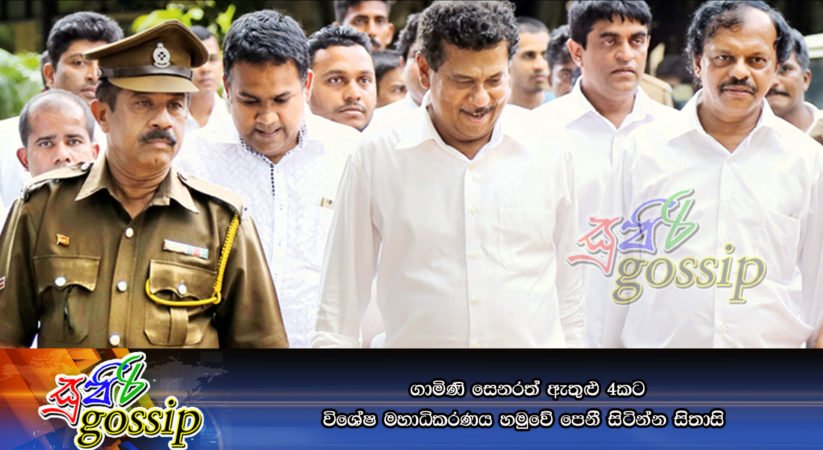 ගාමිණි සෙනරත් ඇතුළු 4කට විශේෂ මහාධිකරණය හමුවේ පෙනී සිටින්න සිතාසි