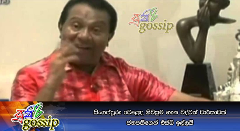 සිංගප්පූරු වෙළෙඳ ගිවිසුම ගැන විද්වත් වාර්තාවක් ජනපතිගෙන් එස්බී ඉල්ලයි