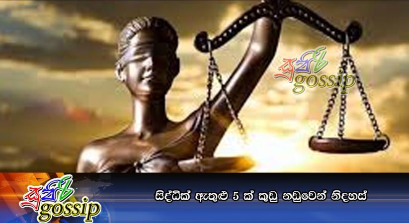 සිද්ධික්‌ ඇතුළු 5 ක්‌ කුඩු නඩුවෙන් නිදහස්‌