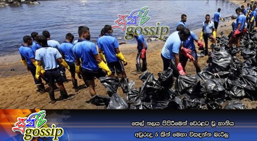 තෙල් නලය පිපිරීමෙන් වෙරළට වූ හානිය අවුරුදු 5කින් මෙහා විසඳන්න බැරිලු