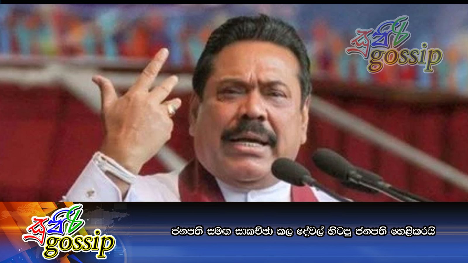 ජනපති සමඟ සාකච්ඡා කල දේවල් හිටපු ජනපති හෙළිකරයි