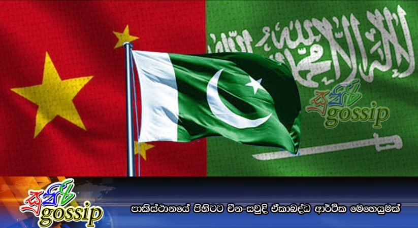 පාකිස්ථානයේ පිහිටට චීන-සවුදි ඒකාබද්ධ ආර්ථික මෙහෙයුමක්