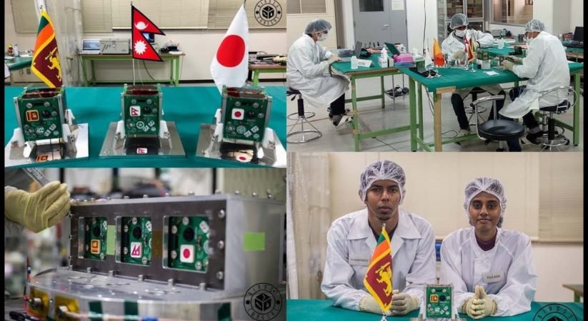 ශ්‍රී ලංකා නාමය අභ්‍යාවකාශ ගත වුණු මොහොත (වීඩියෝ)