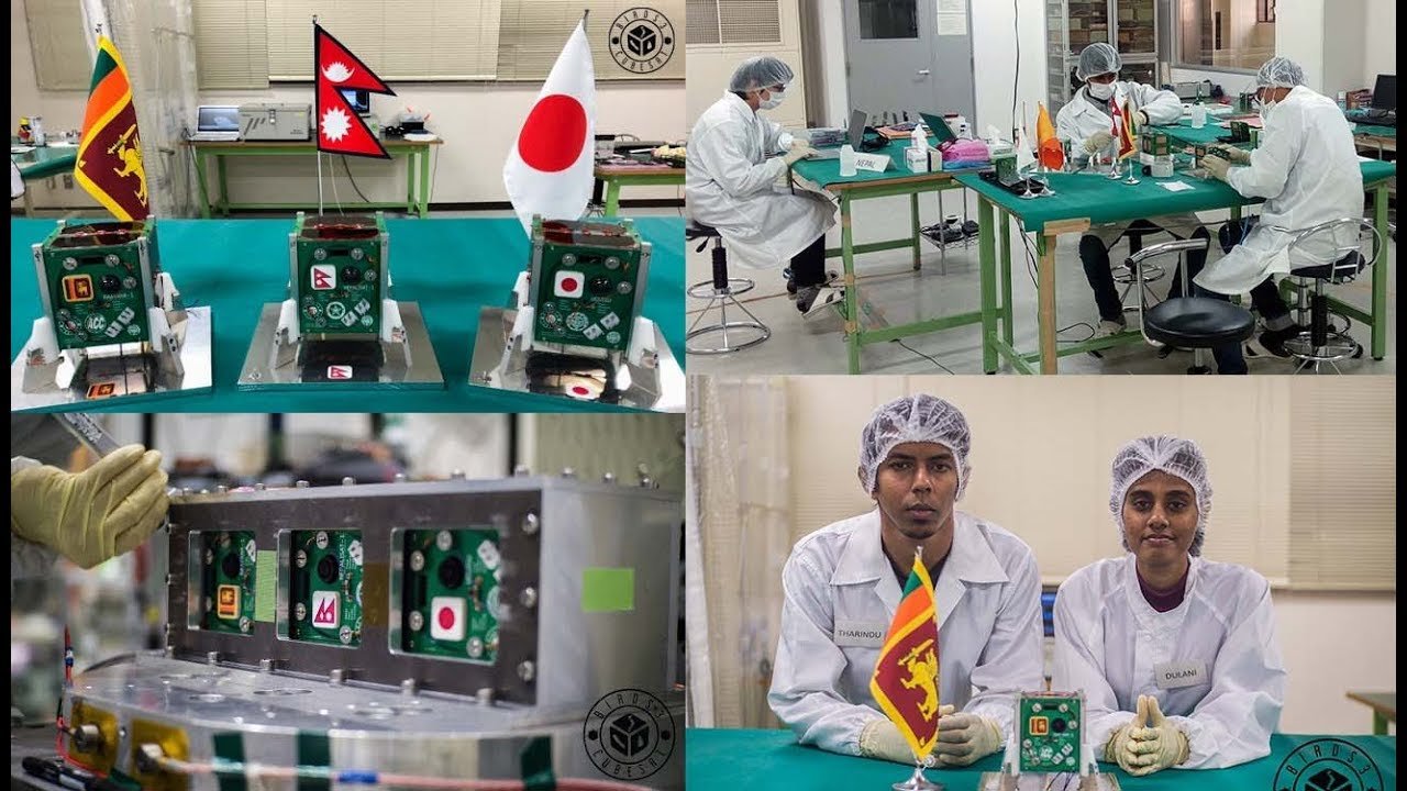 ශ්‍රී ලංකා නාමය අභ්‍යාවකාශ ගත වුණු මොහොත (වීඩියෝ)